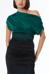 YFB Valenciana Top in Black Ombré