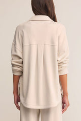 Z Supply All Day Knit Jacket in Crystal - Viva Diva Boutique