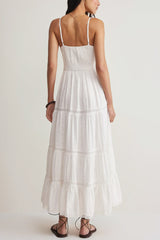 Z Supply Behati Eyelet Midi Dress in White