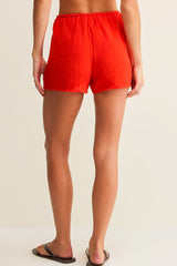 Z Supply Daylight Airy Short in Lychee - Viva Diva Boutique