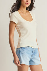 Z Supply Leisurely Tee in Cloud