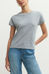 Z Supply Modern Slub Tee in Classic Heather Grey