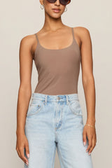 Z Supply Second Skin Cami in Desert Taupe