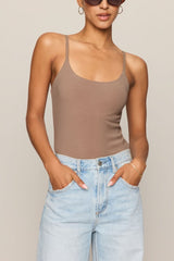 Z Supply Second Skin Cami in Desert Taupe