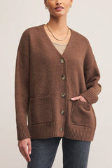 Z Supply Theo Cardigan in Suede - Viva Diva Boutique