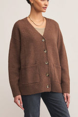 Z Supply Theo Cardigan in Suede - Viva Diva Boutique