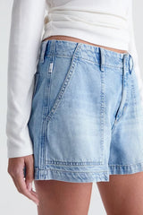 AG Jeans Analeigh Short in Wine Garden