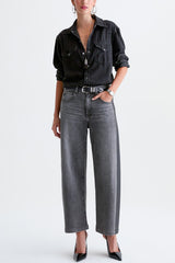 AG Jeans Hattie Jean High Rise Barrel in Tuxedo