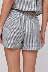 Bella Dahl Catalina Short in Hatch Stripe