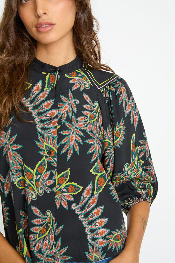 Caballero Juliette Top in Paisley Forest - Viva Diva Boutique