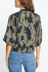 Caballero Juliette Top in Paisley Forest - Viva Diva Boutique