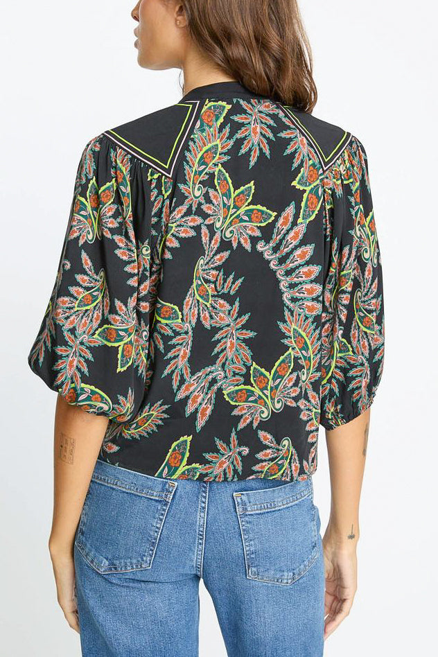 Caballero Juliette Top in Paisley Forest - Viva Diva Boutique