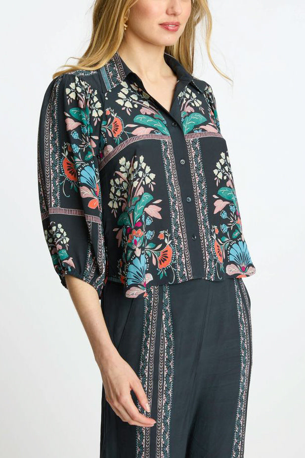 Caballero Juliette Top in Twilight Bloom