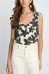 Caballero Lilia Top in Ink Press