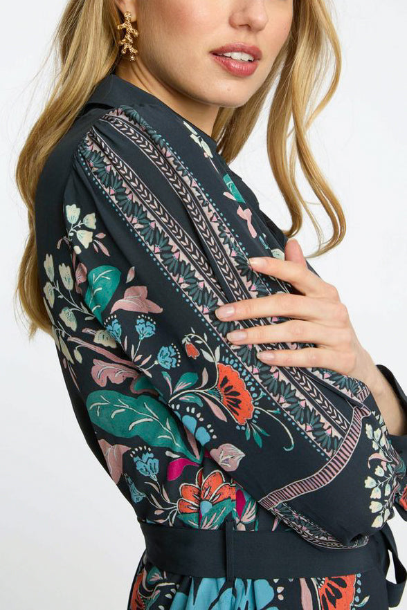 Caballero Lucy Dress in Twilight Bloom