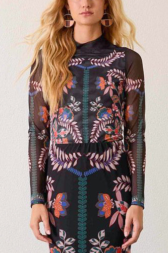 Caballero Marta Top in Zulu Prince Cheetah - Viva Diva Boutique