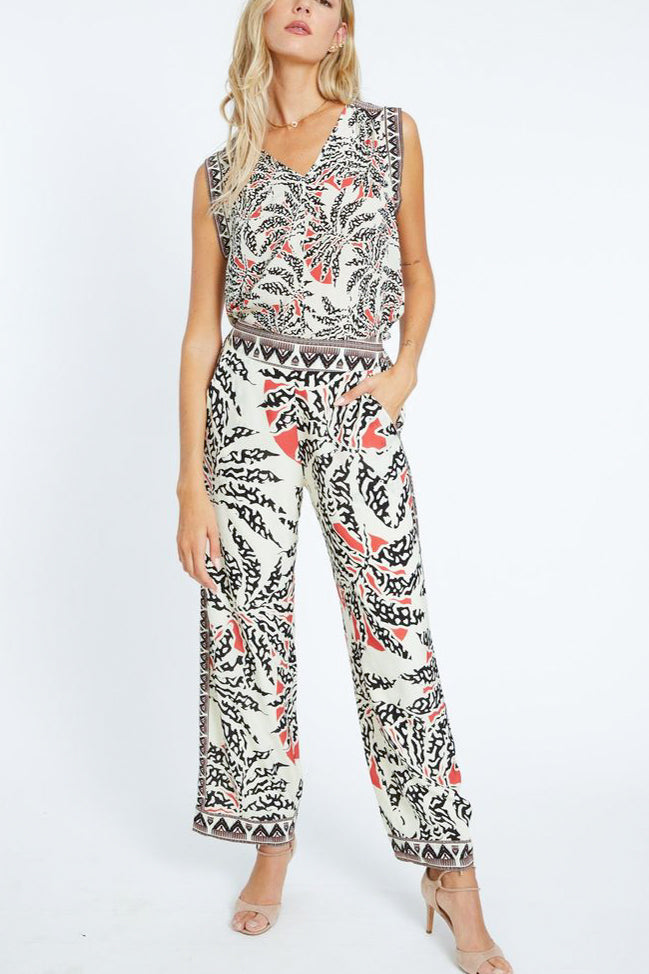 Caballero Odette Top in Camo Canopy - Viva Diva Boutique