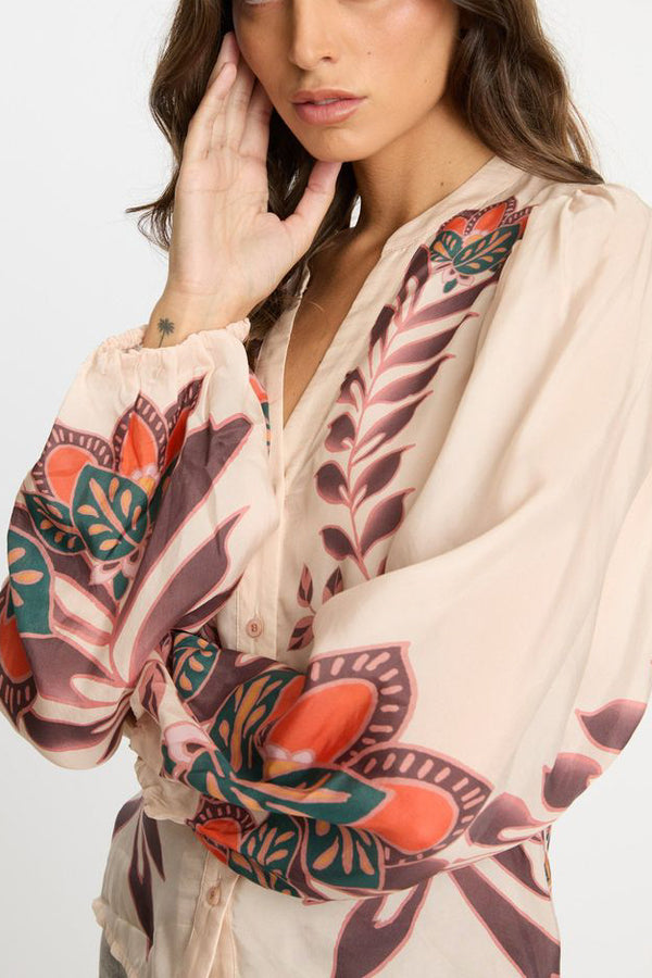 Caballero Selene Top in Copper Orchard - Viva Diva Boutique