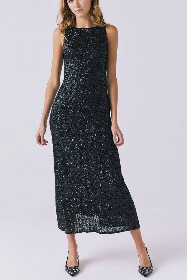 Chaser Faye Dress in True Black - Viva Diva Boutique