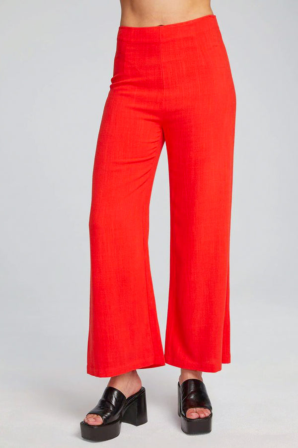 Chaser Linen Pant in Flame - Viva Diva Boutique