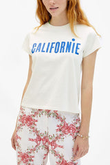 Clare V. Classic Californie Tee in Cream - Viva Diva Boutique