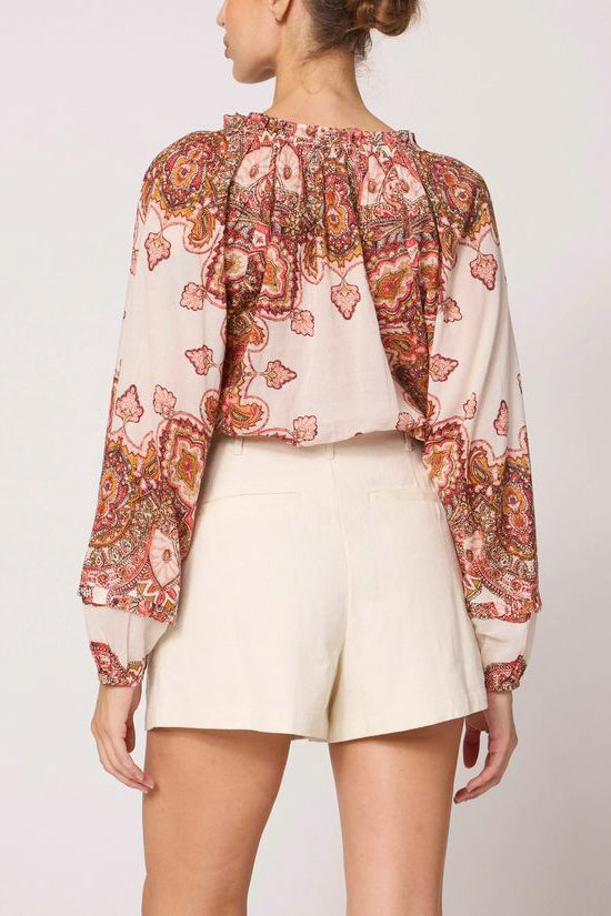 Cleobella Alicia Blouse in Foulard Paisley Print - Viva Diva Boutique