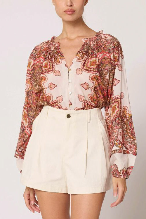 Cleobella Alicia Blouse in Foulard Paisley Print - Viva Diva Boutique