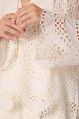 Cleobella Citali Blouse in Ivory - Viva Diva Boutique