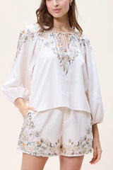 Cleobella Issey Top in Bella Mer Print