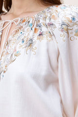 Cleobella Issey Top in Bella Mer Print