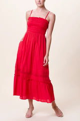 Cleobella Magnolia Ankle Dress in Goji Berry