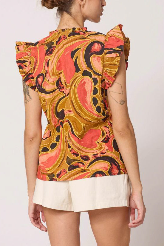 Cleobella Matitza Blouse in Osaria Print - Viva Diva Boutique