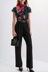 Favorite Daughter The Graceful Top in Gemstone Floral