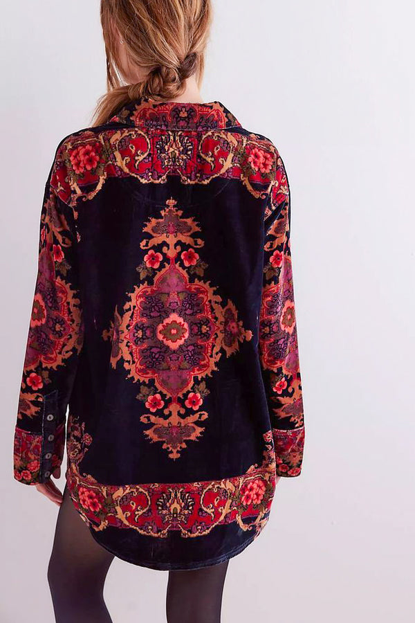 Free People One Night Velvet Top