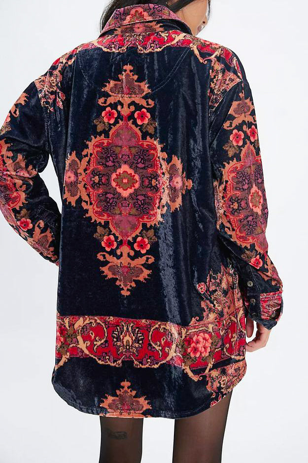 Free People One Night Velvet Top