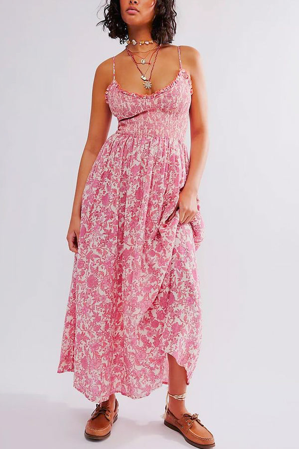 Free People Sweet Nothings Midi in Pink Combo - Viva Diva Boutique