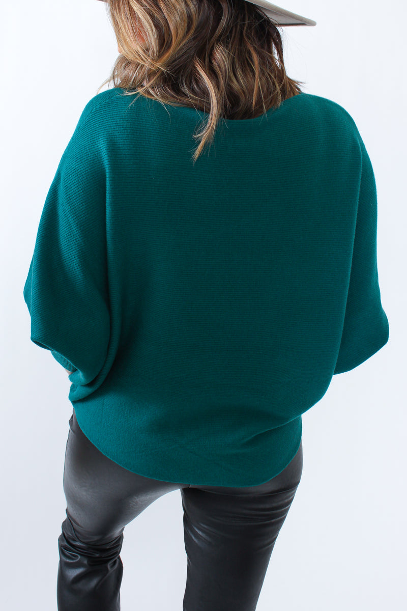 Kerisma Ryu Dolman in Dark Teal - Viva Diva Boutique