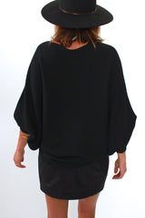 Kerisma Ryu Dolman Sweater in Black