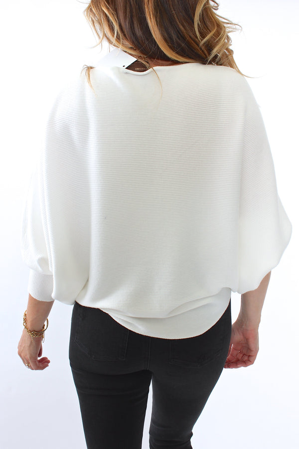 Kerisma Ryu Dolman Sweater in Ivory