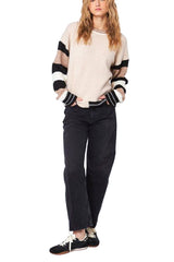 John + Jenn Reed Sweater in Birch Stripe