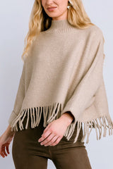 Kerisma Aja Fringe Sweater in Wheat - Viva Diva Boutique