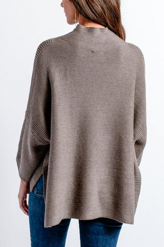 Kerisma Boho Sweater in Heather Brown