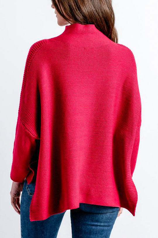 Kerisma Boho Sweater in Holly Berry