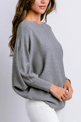 Kerisma Ryu Dolman Sweater in Ash Grey