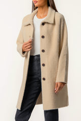 Kut From The Kloth Blythe Long Sweater Jacket in Oatmeal