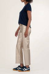 Kut From The Kloth Charlotte Hi Rise Pant in Gold - Viva Diva Boutique