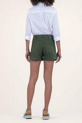 Kut Jane High Rise Short in Olive - Viva Diva Boutique