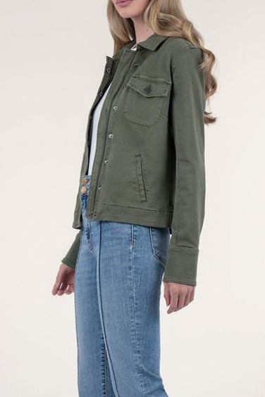 Kut from the Kloth Amanda Jacket in Tree - Viva Diva Boutique