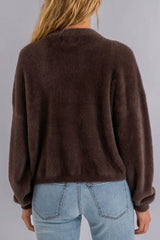 Kut from the Kloth Jana Cardigan in Chocolate