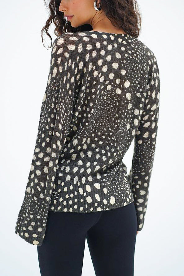LNA Danna Cardigan in Stingray - Viva Diva Boutique